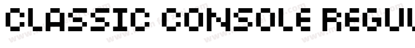 Classic Console Regular字体转换